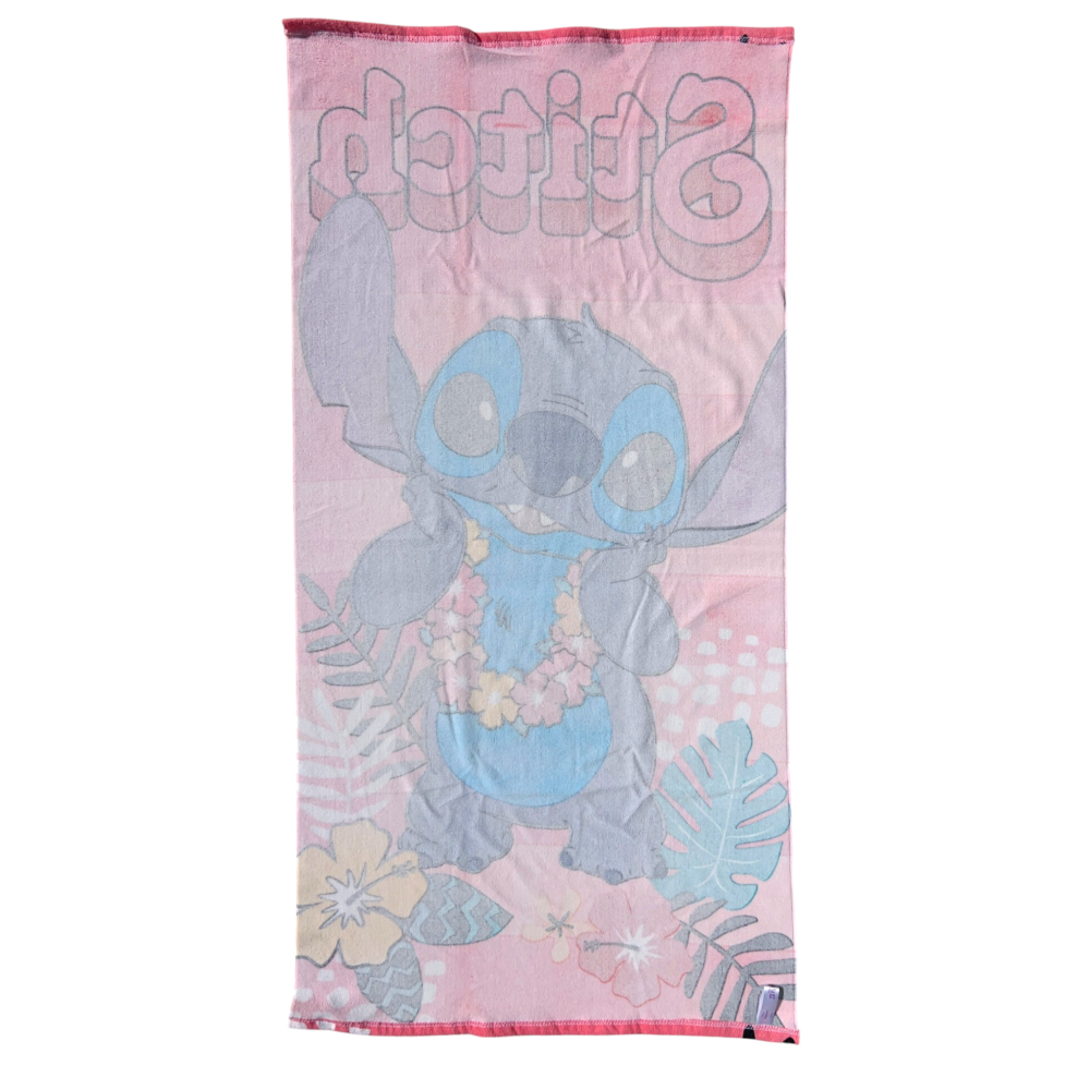TELO MARE STITCH DISNEY ASCIUGAMANO PER BAMBINI IN MICROFIBRA CM 140X70 - STI1719