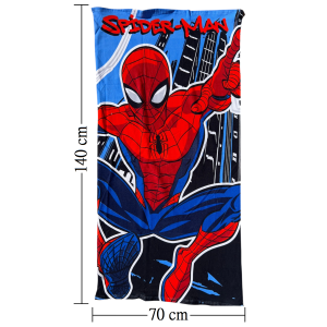 TELO MARE SPIDERMAN MARVEL ASCIUGAMANO PER BAMBINI IN MICROFIBRA CM 140X70 - SPM2098