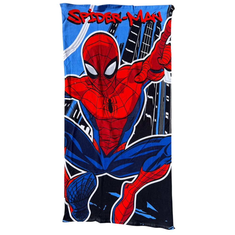 TELO MARE SPIDERMAN MARVEL ASCIUGAMANO PER BAMBINI IN MICROFIBRA CM 140X70 - SPM2098