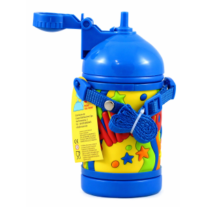 Borraccia sport in plastica con nome H 16 cm 380 ml Alberto