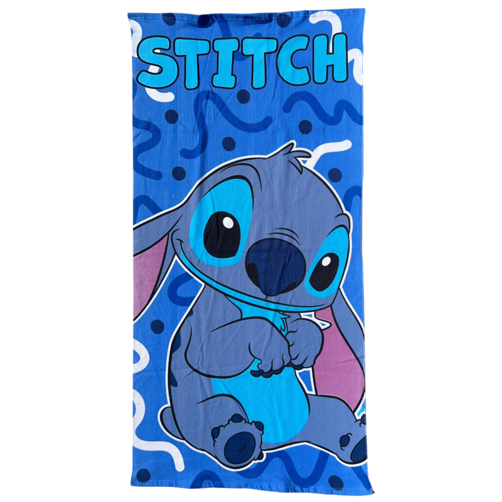 TELO MARE STITCH DISNEY ASCIUGAMANO PER BAMBINI IN MICROFIBRA CM 140X70 - STI2072