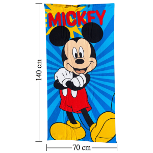 TELO MARE TOPOLINO DISNEY ASCIUGAMANO PER BAMBINI IN MICROFIBRA CM 140X70 - MIC1709