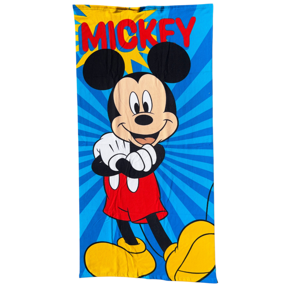 TELO MARE TOPOLINO DISNEY ASCIUGAMANO PER BAMBINI IN MICROFIBRA CM 140X70 - MIC1709