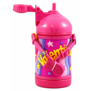 Borraccia sport in plastica con nome H 16 cm 380 ml Valentina