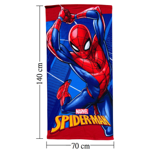TELO MARE SPIDERMAN MARVEL ASCIUGAMANO PER BAMBINI IN MICROFIBRA CM 140X70 - JE14184AD