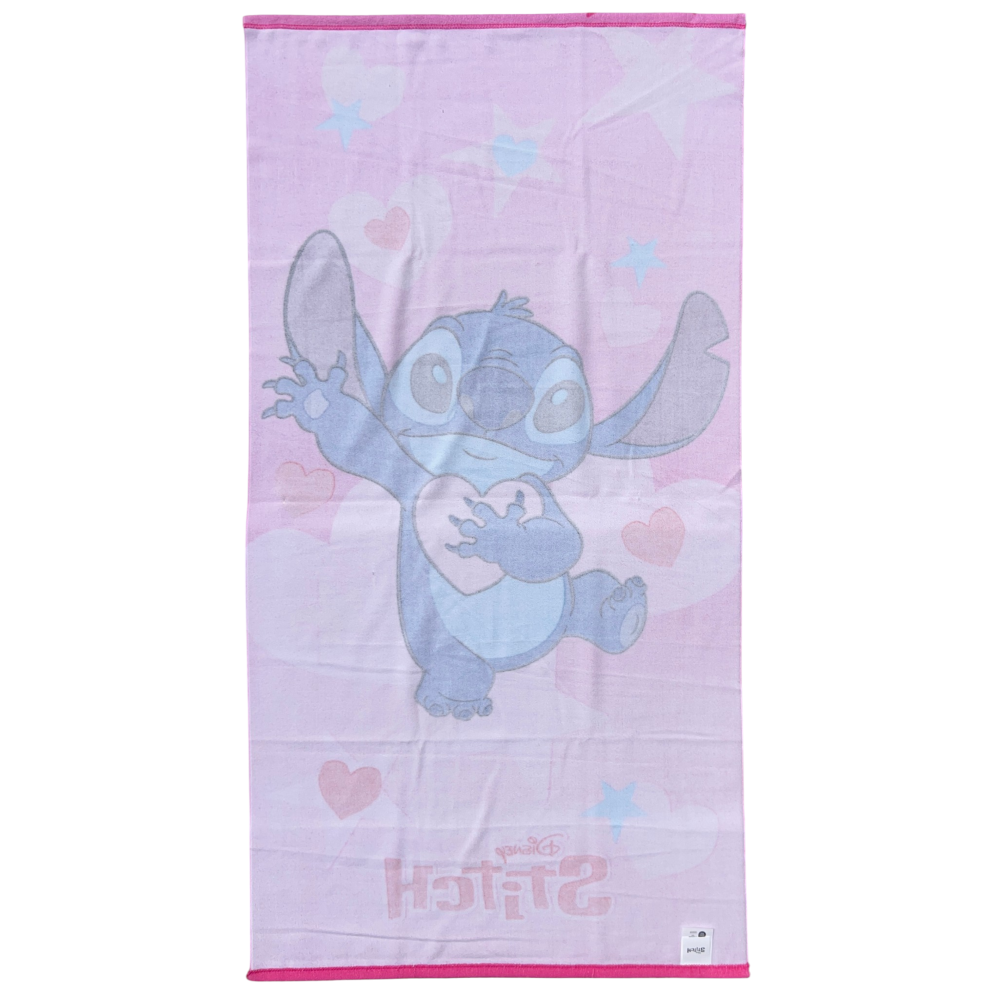 TELO MARE STITCH DISNEY ASCIUGAMANO PER BAMBINI IN MICROFIBRA CM 140X70 - JE13085AD
