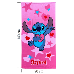 TELO MARE STITCH DISNEY ASCIUGAMANO PER BAMBINI IN MICROFIBRA CM 140X70 - JE13085AD