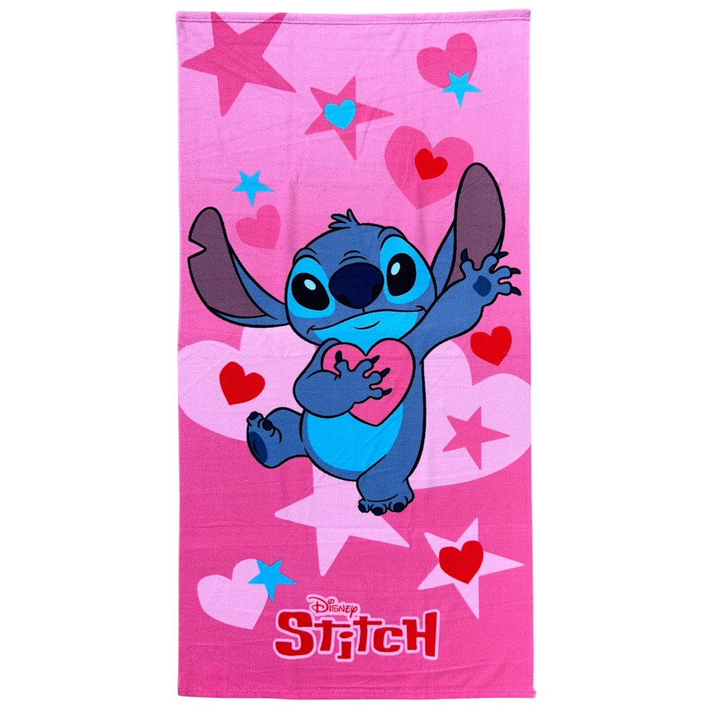 TELO MARE STITCH DISNEY ASCIUGAMANO PER BAMBINI IN MICROFIBRA CM 140X70 - JE13085AD