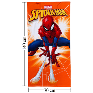 TELO MARE SPIDERMAN MARVEL ASCIUGAMANO PER BAMBINI IN MICROFIBRA CM 140X70 - JE11532AD