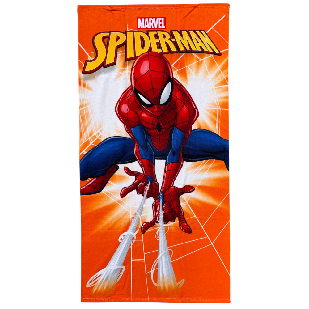 TELO MARE SPIDERMAN MARVEL ASCIUGAMANO PER BAMBINI IN MICROFIBRA CM 140X70 - JE11532AD