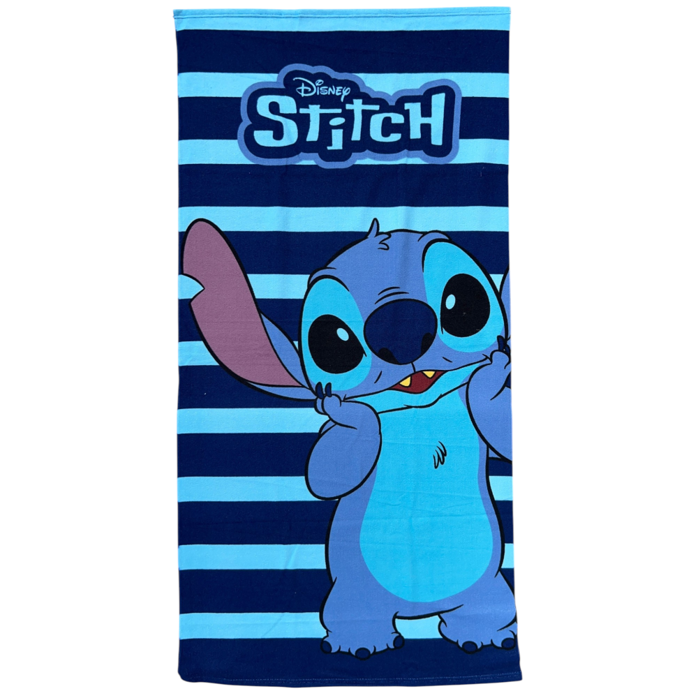 TELO MARE STITCH DISNEY ASCIUGAMANO PER BAMBINI IN MICROFIBRA CM 140X70 - JE14187AD