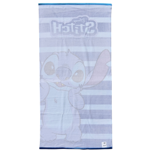 TELO MARE STITCH DISNEY ASCIUGAMANO PER BAMBINI IN MICROFIBRA CM 140X70 - JE14187AD