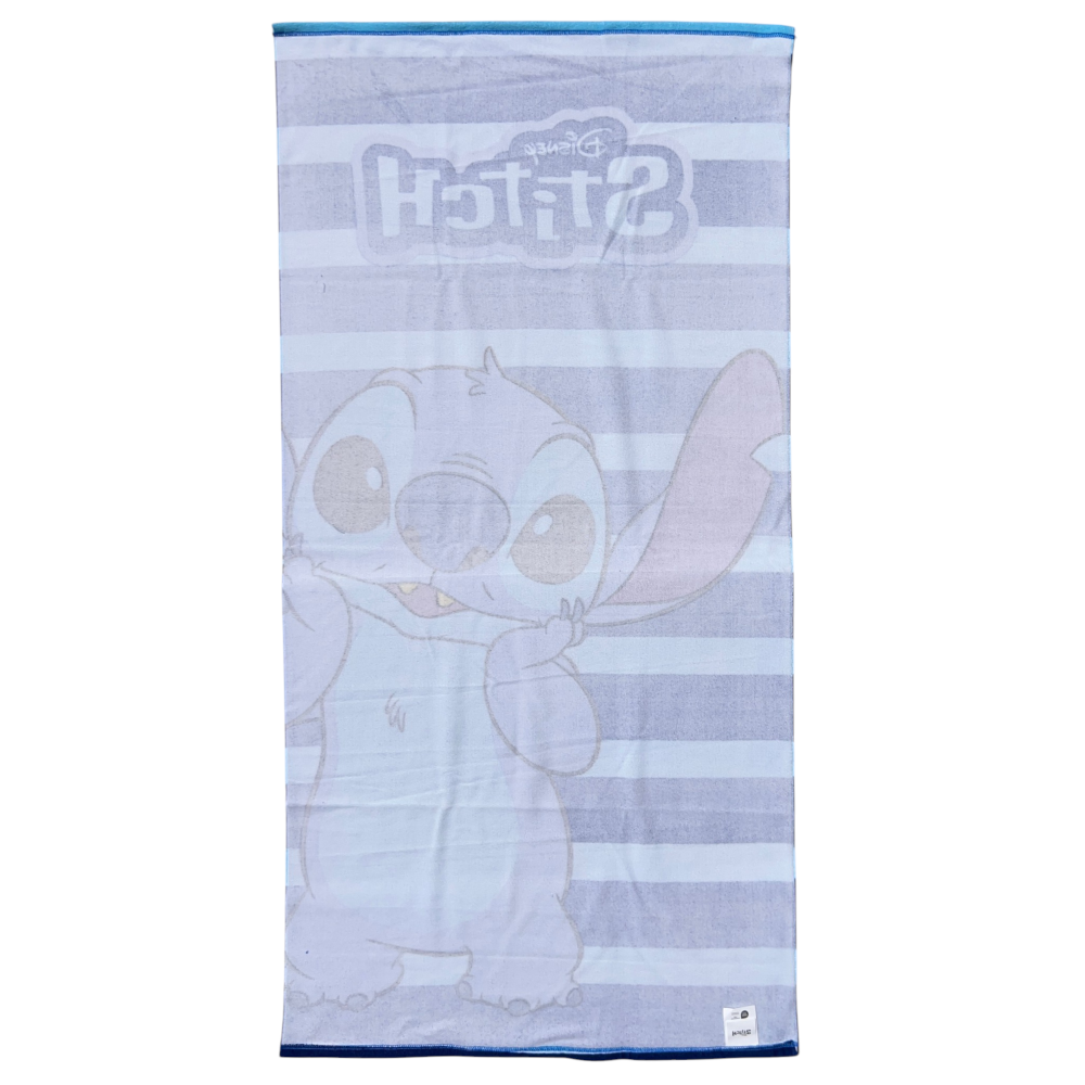 TELO MARE STITCH DISNEY ASCIUGAMANO PER BAMBINI IN MICROFIBRA CM 140X70 - JE14187AD