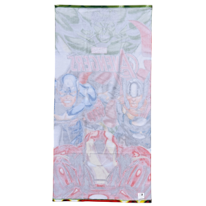 TELO MARE AVENGERS MARVEL ASCIUGAMANO PER BAMBINI IN MICROFIBRA CM 140X70 - JE14185AD