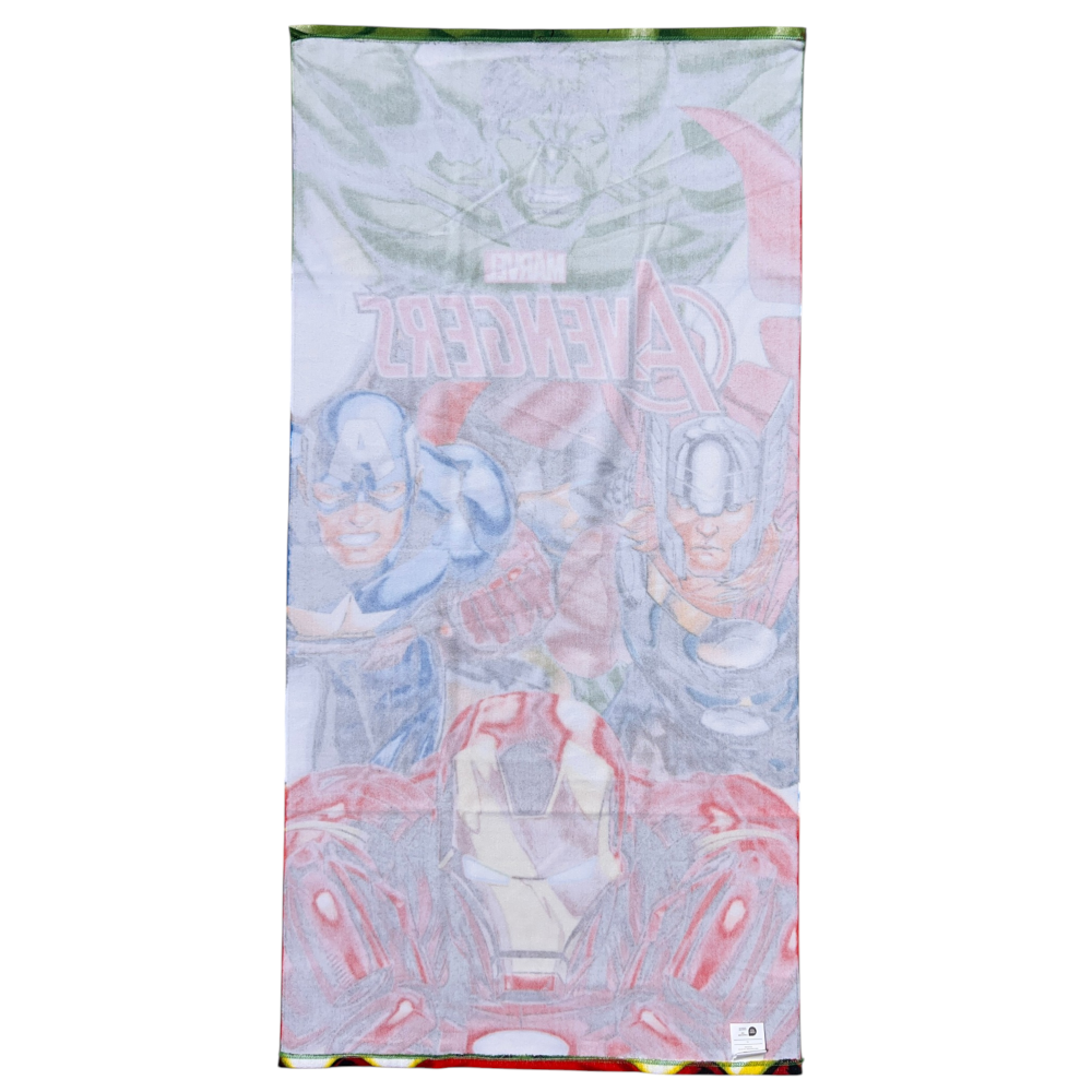 TELO MARE AVENGERS MARVEL ASCIUGAMANO PER BAMBINI IN MICROFIBRA CM 140X70 - JE14185AD