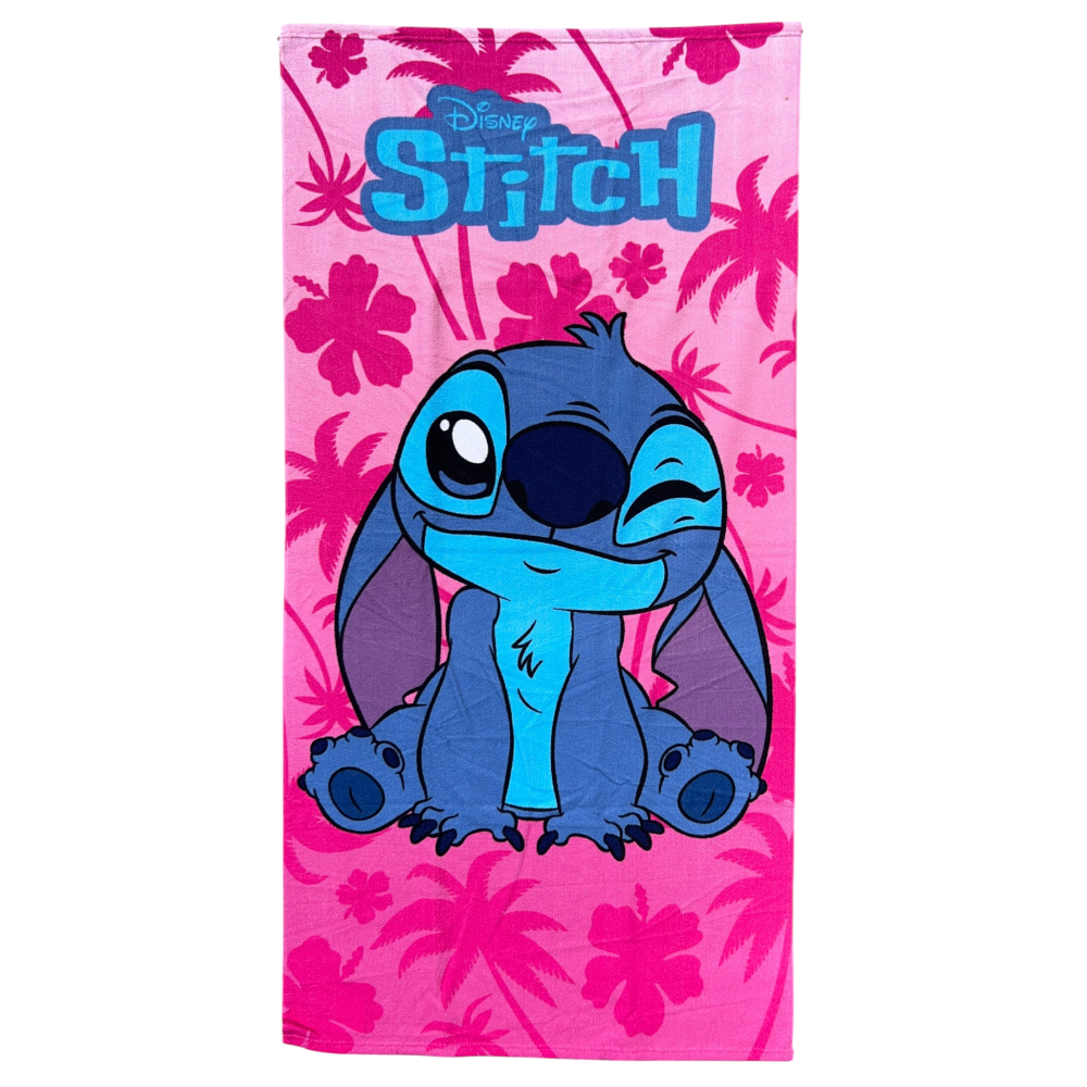 TELO MARE STITCH DISNEY ASCIUGAMANO PER BAMBINE IN MICROFIBRA CM 140X70 - JE14189AD