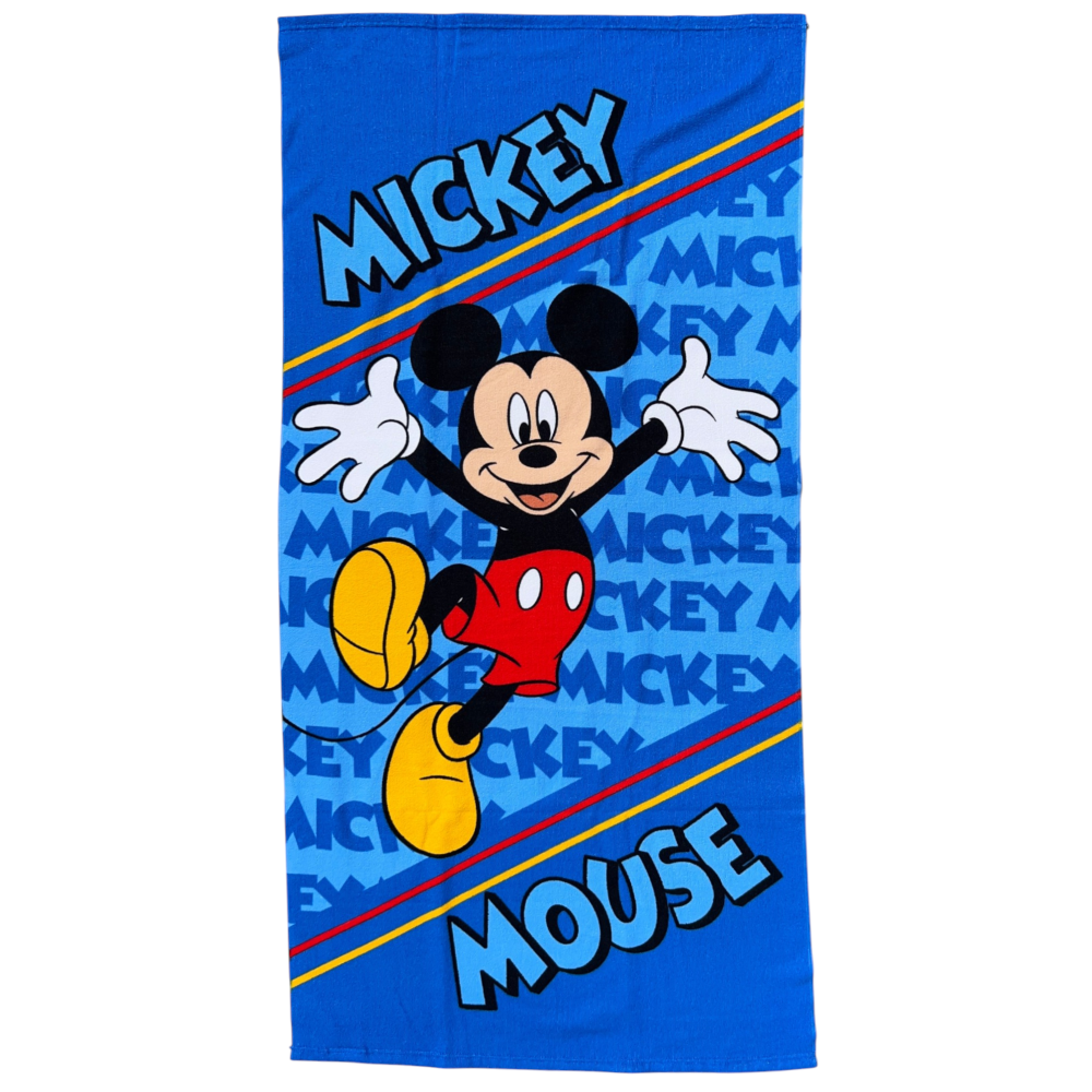 TELO MARE TOPOLINO DISNEY ASCIUGAMANO PER BAMBINI IN MICROFIBRA CM 140X70 - JE14177AD