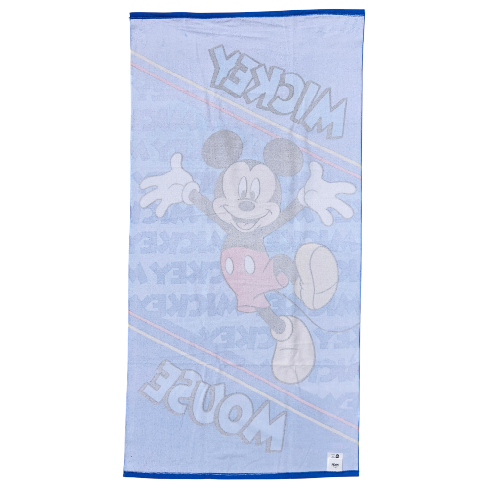 TELO MARE TOPOLINO DISNEY ASCIUGAMANO PER BAMBINI IN MICROFIBRA CM 140X70 - JE14177AD