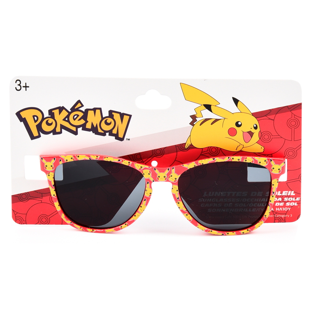 OCCHIALI DA SOLE PIKACHU POKÉMON BAMBINO FILTRO UV400 MONTATURA IN POLICARBONATO -  EZ25015
