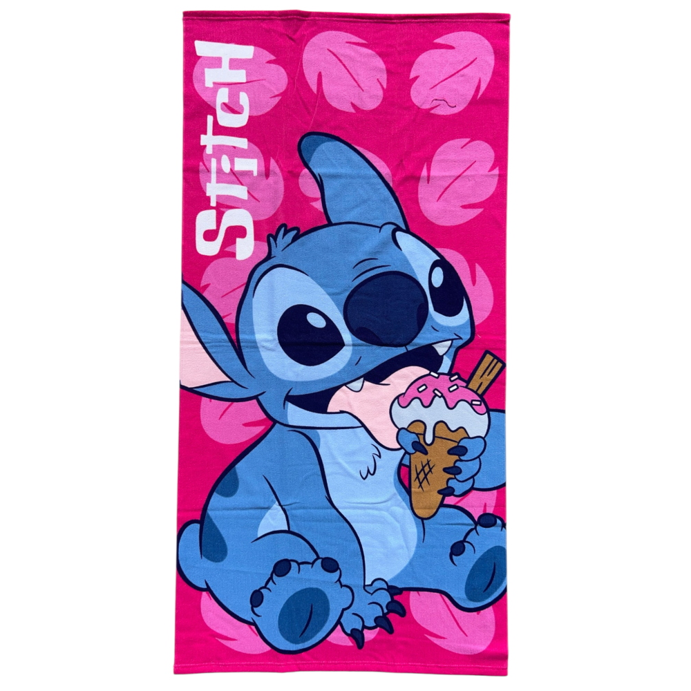 TELO MARE STITCH DISNEY ASCIUGAMANO PER BAMBINI IN MICROFIBRA CM 140X70 - JE13118AD