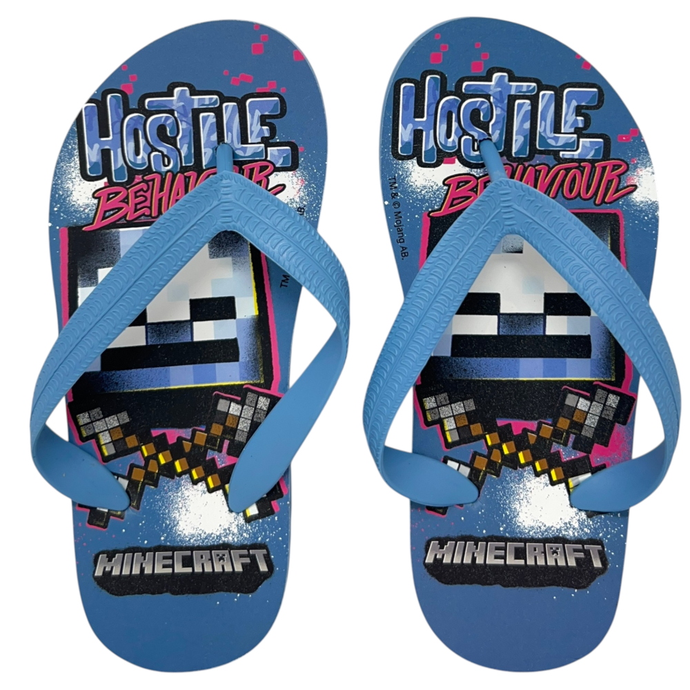 INFRADITO MINECRAFT CIABATTE MARE SPIAGGIA BAMBINI- K08362MC/B