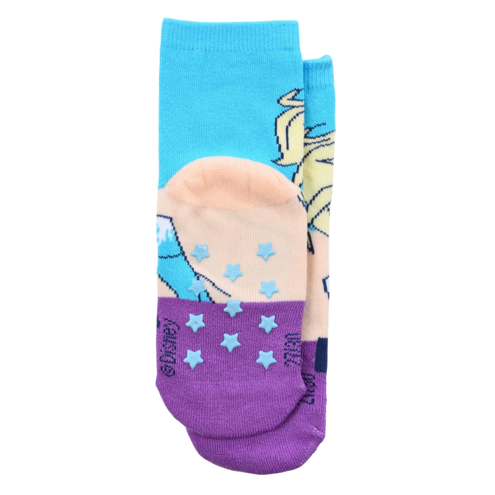 CALZINI ANTISCIVOLO FROZEN DISNEY IN MISTO COTONE 3 PAIA ASSORTITI BAMBINE 23/34 - HY06057