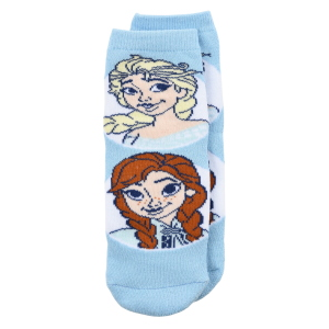 CALZINI ANTISCIVOLO FROZEN DISNEY IN MISTO COTONE 3 PAIA ASSORTITI BAMBINE 23/34 - HY06057