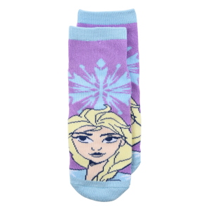 CALZINI ANTISCIVOLO FROZEN DISNEY IN MISTO COTONE 3 PAIA ASSORTITI BAMBINE 23/34 - HY06057