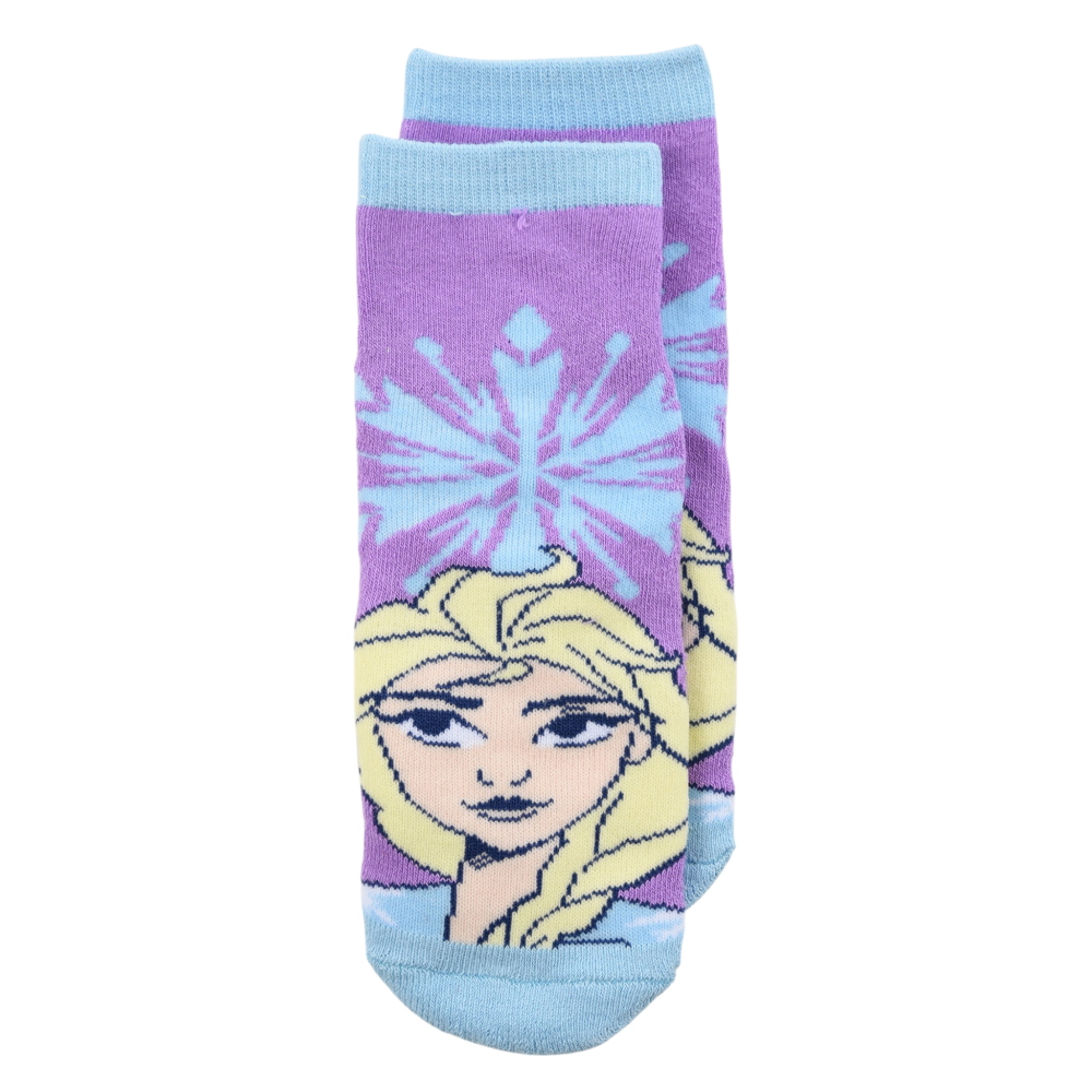 CALZINI ANTISCIVOLO FROZEN DISNEY IN MISTO COTONE 3 PAIA ASSORTITI BAMBINE 23/34 - HY06057