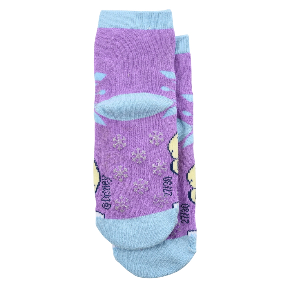 CALZINI ANTISCIVOLO FROZEN DISNEY IN MISTO COTONE 3 PAIA ASSORTITI BAMBINE 23/34 - HY06057
