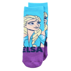 CALZINI ANTISCIVOLO FROZEN DISNEY IN MISTO COTONE 3 PAIA ASSORTITI BAMBINE 23/34 - HY06057