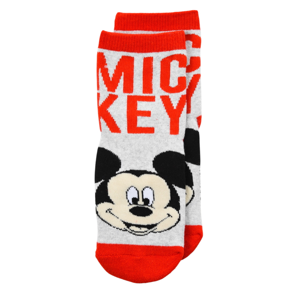 CALZINI ANTISCIVOLO TOPOLINO DISNEY IN MISTO COTONE 3 PAIA ASSORTITI BAMBINI 23/34 - HY06061