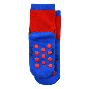 CALZINI ANTISCIVOLO SPIDERMAN MARVEL IN MISTO COTONE 3 PAIA ASSORTITI BAMBINI 23/34 - HY06065
