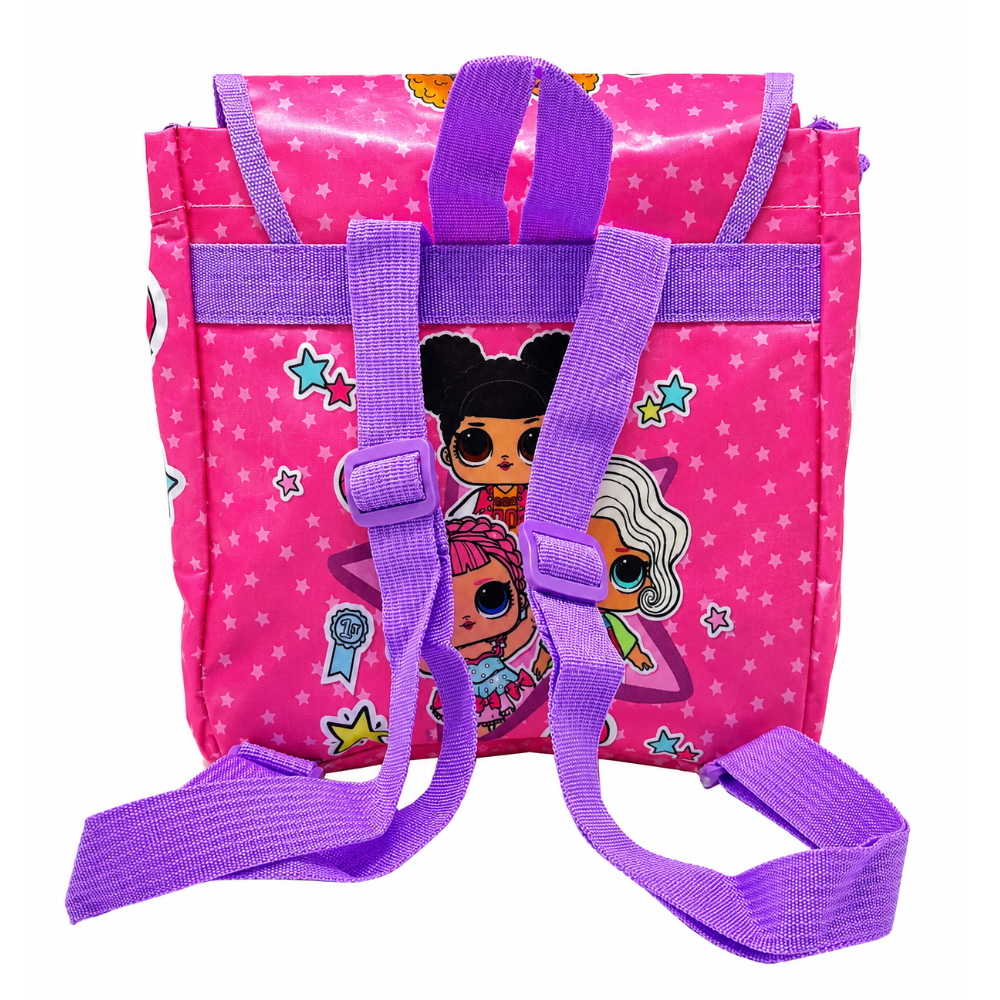 ZAINO ATHLETIC TRENDY LOL SUPRISE BAMBINA ASILO BORSA SCUOLA TEMPO LIBERO CM.20X20X9 - B99195MC