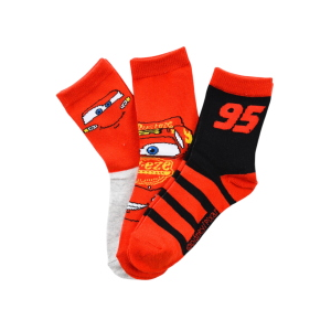 CALZINI CARS DISNEY IN MISTO COTONE 3 PAIA ASSORTITI BAMBINI 23/34 - HY06045/1
