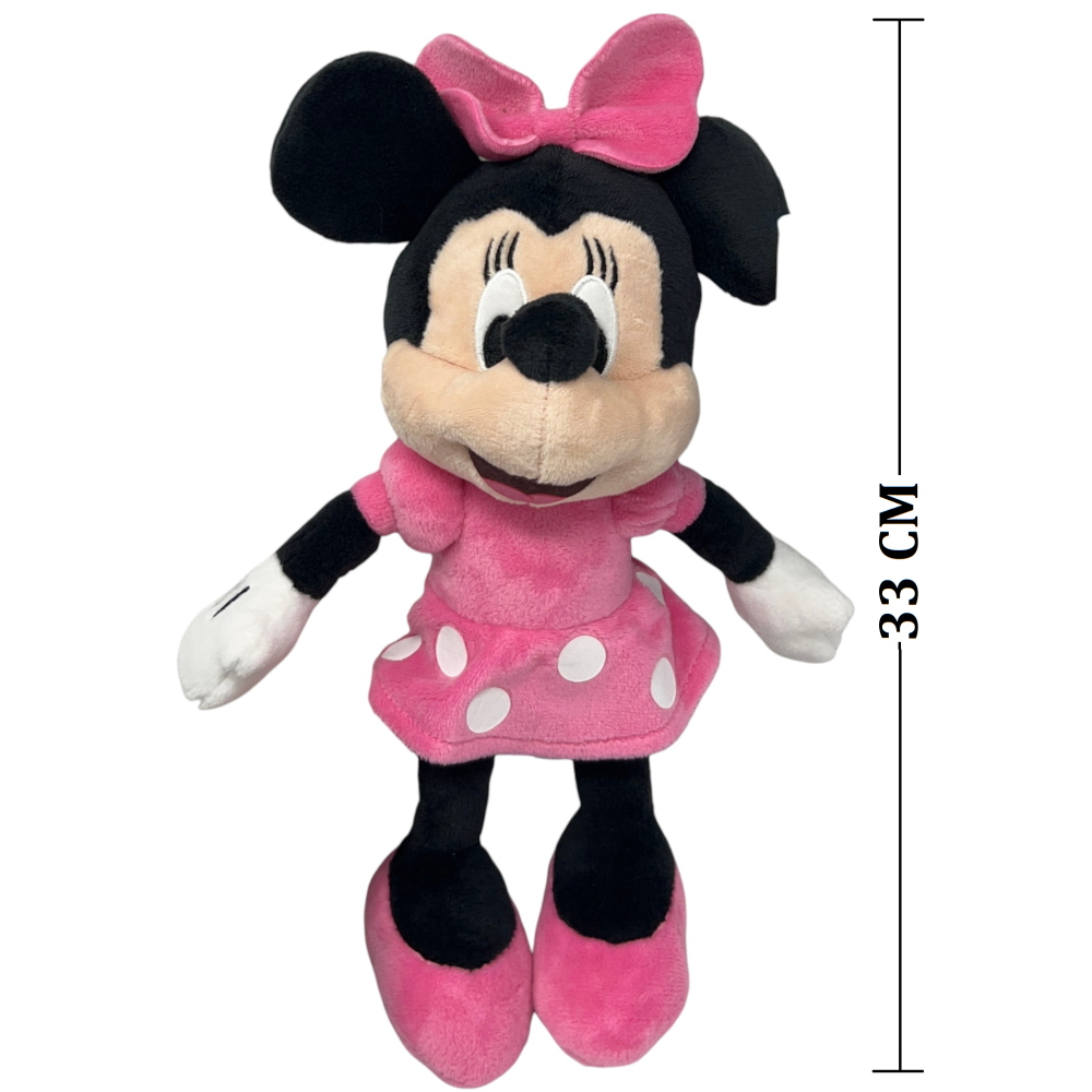 PELUCHE MINNIE MOUSE DISNEY FUXIA PUPAZZO 33 CM - 71478PTD