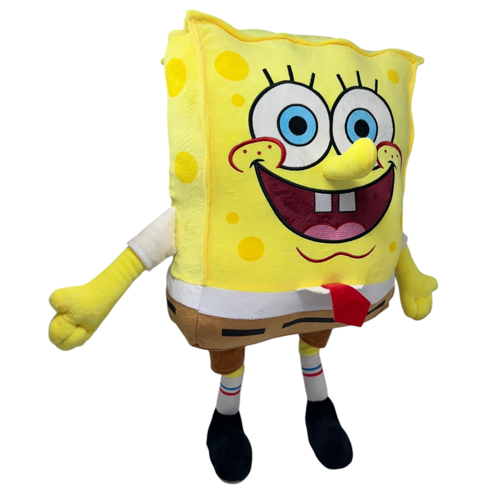 PELUCHE SPONGEBOB MORBIDO PUPAZZO 55 CM IN FIBRA RICICLATA - PTS1818/35
