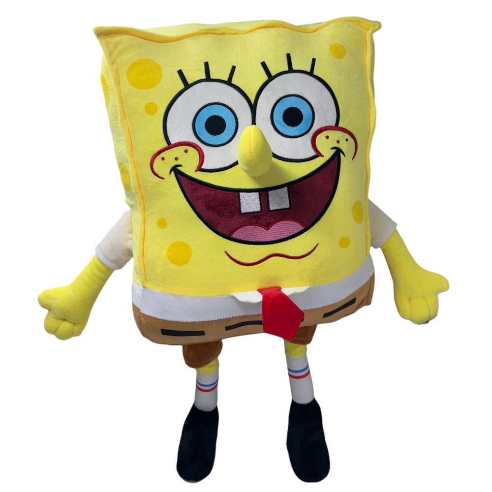 PELUCHE SPONGEBOB MORBIDO PUPAZZO 55 CM IN FIBRA RICICLATA - PTS1818/35