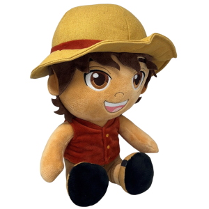 PELUCHE LUFFY ONE PIECE LIVE ACTION MORBIDO PUPAZZO 33 CM IN FIBRA RICICLATA - 860005761