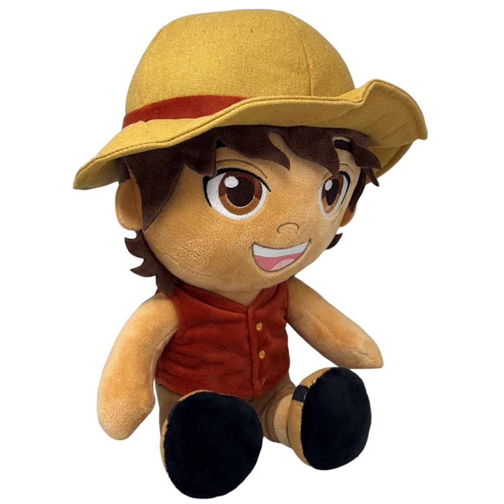 PELUCHE LUFFY ONE PIECE LIVE ACTION MORBIDO PUPAZZO 33 CM IN FIBRA RICICLATA - 860005761