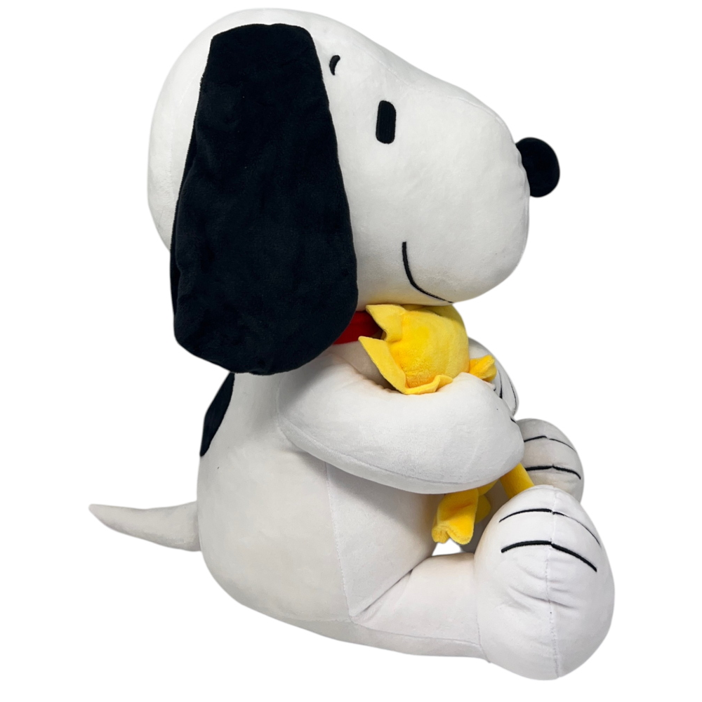 PELUCHE SNOOPY CON WOODSTOCK MORBIDO PUPAZZO DA 44 CM  - PTS0305/58