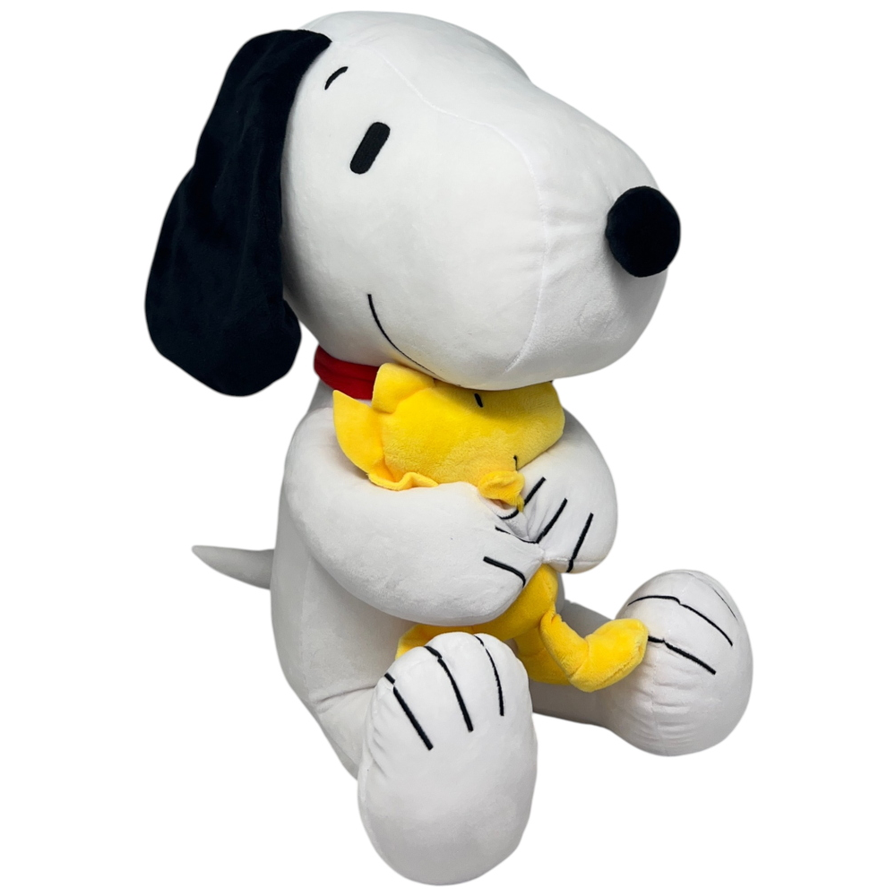 PELUCHE SNOOPY CON WOODSTOCK MORBIDO PUPAZZO DA 44 CM  - PTS0305/58