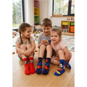 CALZINI TOPOLINO PLUTO DISNEY IN MISTO COTONE 3 PAIA ASSORTITI BAMBINI 23/34 - HY06034/1
