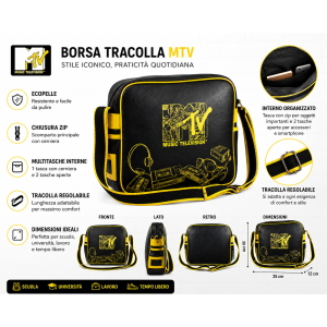 TRACOLLA TRASVERSALE SCUOLA E TEMPO LIBERO MTV CM. 35X30X12- 151455