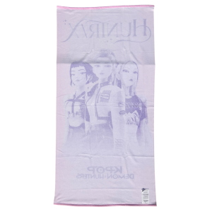 TELO MARE K-POP DEMON HUNTERS HUNTRIX ASCIUGAMANO PER BAMBINI IN MICROFIBRA CM 140X70 - KDH2383