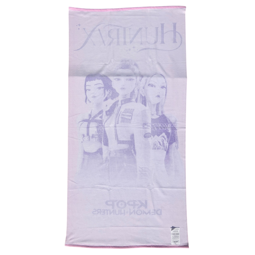 TELO MARE K-POP DEMON HUNTERS HUNTRIX ASCIUGAMANO PER BAMBINI IN MICROFIBRA CM 140X70 - KDH2383
