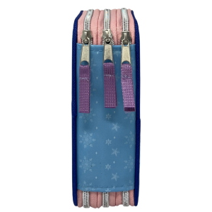 ASTUCCIO SCUOLA FROZEN DISNEY MULTISCOMPARTO 3 ZIP PORTACOLORI GIOTTO - 5556