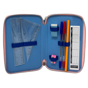ASTUCCIO SCUOLA FROZEN DISNEY MULTISCOMPARTO 3 ZIP PORTACOLORI GIOTTO - 5556