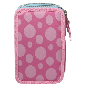 ASTUCCIO SCUOLA MINNIE DISNEY MULTISCOMPARTO 3 ZIP PORTACOLORI GIOTTO - 5559
