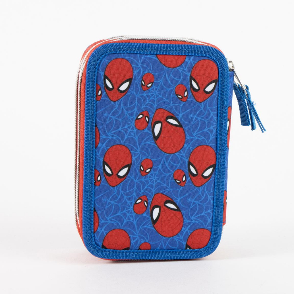 ASTUCCIO SCUOLA SPIDERMAN MARVEL MULTISCOMPARTO 3 ZIP PORTACOLORI GIOTTO - 5562